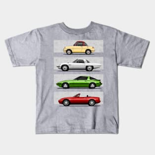 Classic Hiroshima iconic cars Kids T-Shirt